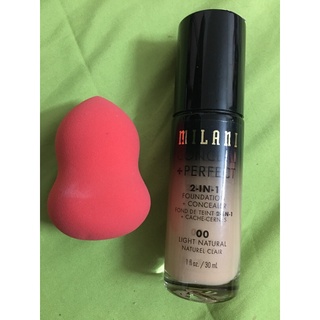 Kem nền Milani 2in1 tone 00 tặng mút tán kem mà ngẫu nhiên