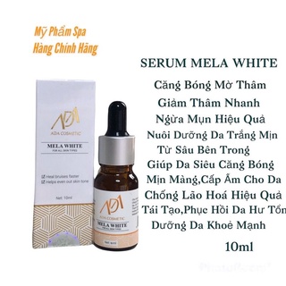 Serum căng bóng mờ thâm-mela white-ada group- 10ml