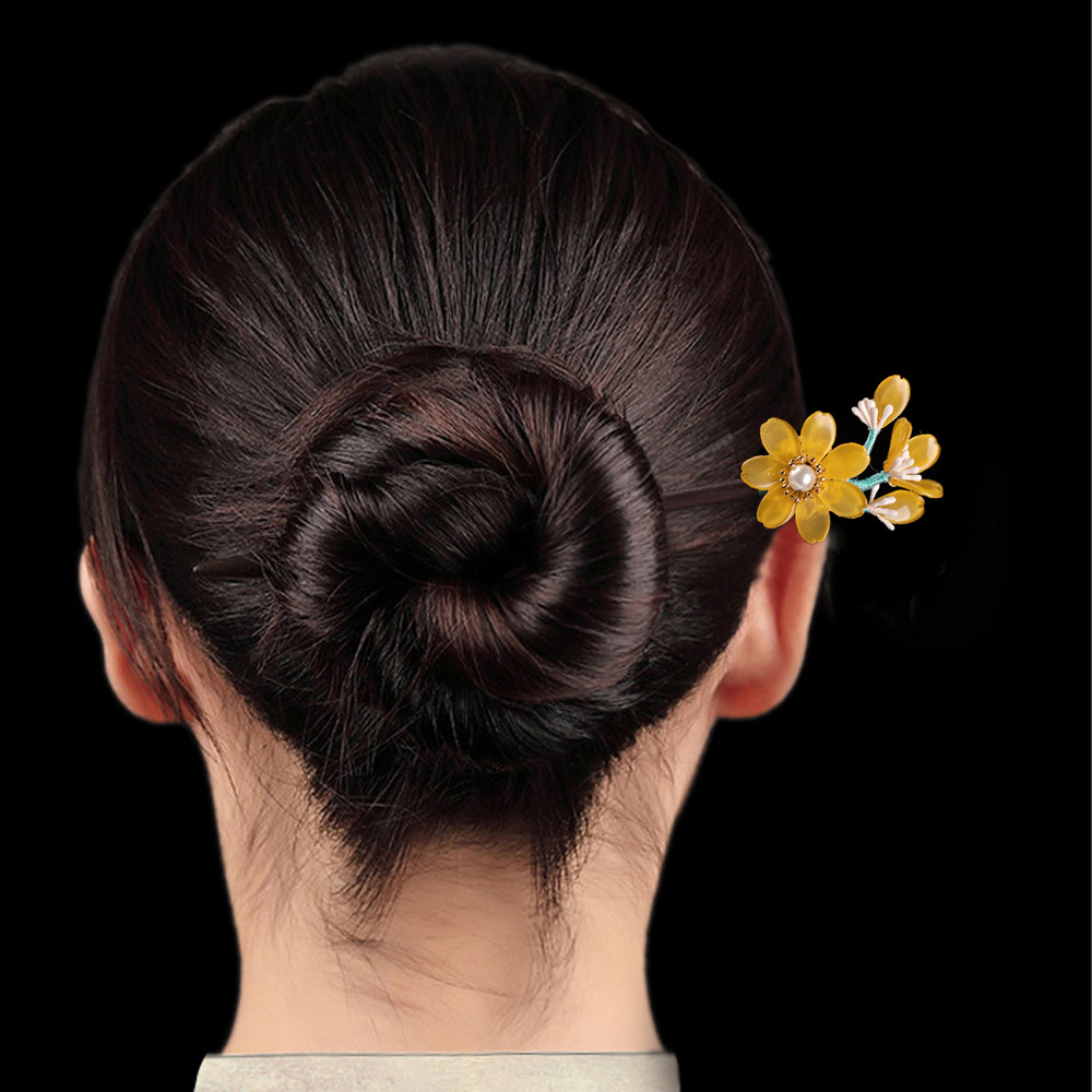 Trâm Cài Tóc Đính Hạt Phong Cách Trung Hoa Cổ Điển Cho Nữ