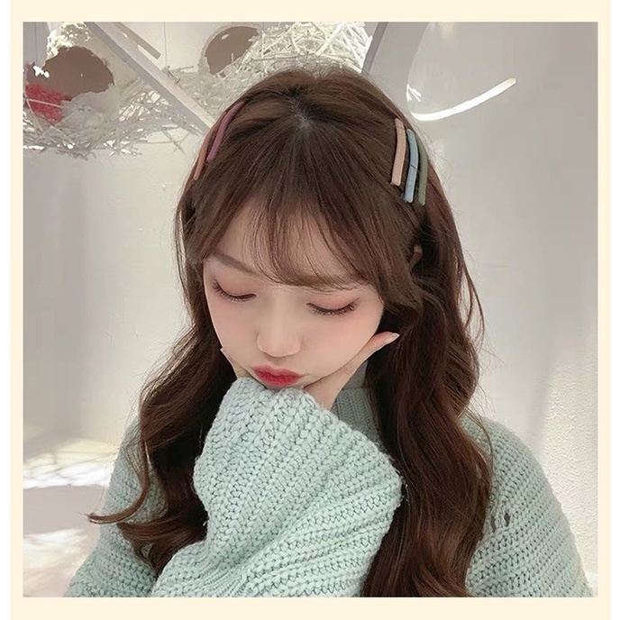 Kẹp, Cài Tóc Ghim Bản To Màu Pastel Dễ Thương 6.5CM (Cặp Tóc)