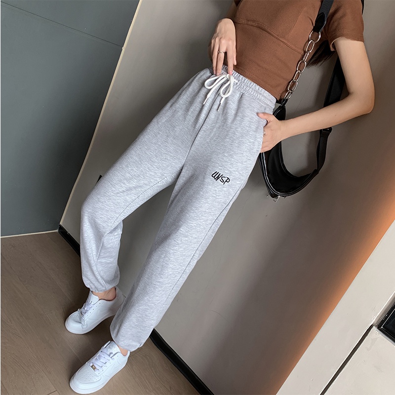 NRVP Quần Thể Thao Ống Rộng Phong Cách Thời Trang Hàn Quốc Dành Cho Nam Và Nữ