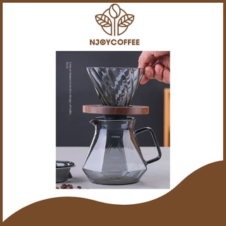 Bình đựng cà phê kim cương V60 coffee server ( 500ml ) - Njoy coffee