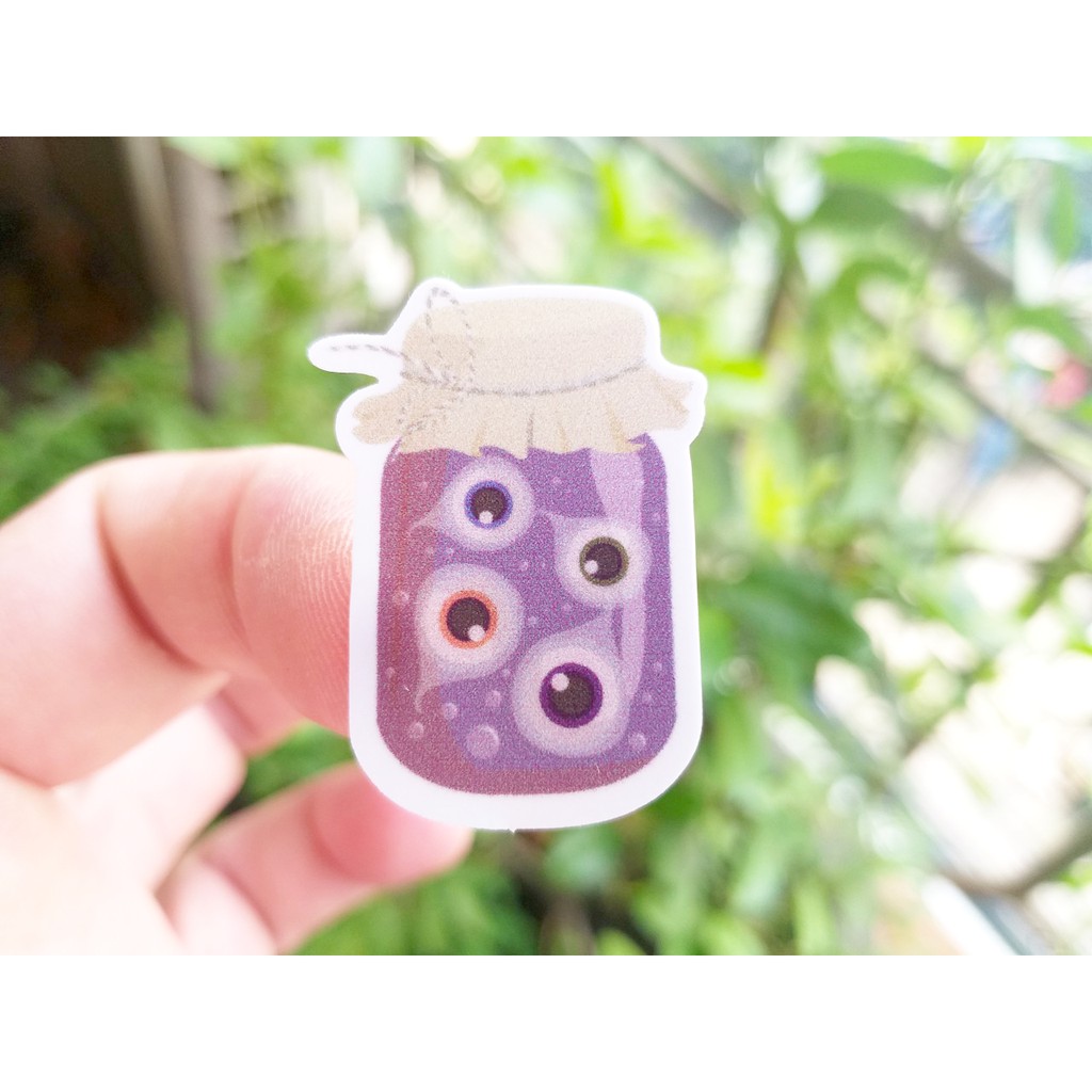 34 Miếng dán trang trí Halloween 2020 bằng nhựa chống nước, dùng trang trí các vật dụng cá nhân và nơi làm việc nhân dịp