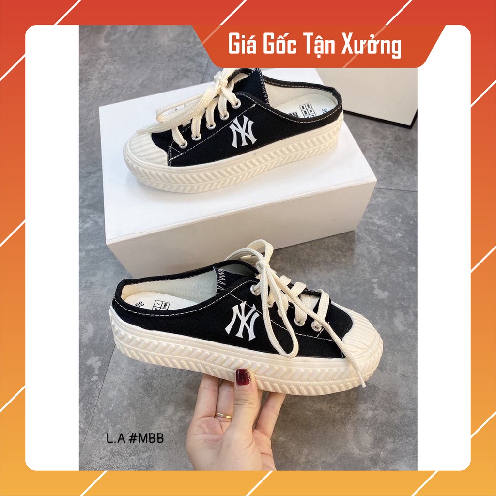 [Giá tại xưởng] Giày thể thao NY đạp gót sneaker nữ, giày sục hot 2021