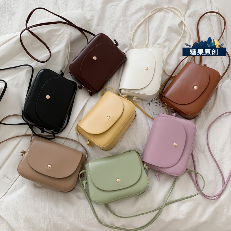 Túi xách 💋 FREESHIP 💋 Túi đeo chéo giả da nhỏ nhắn xinh xắn, tiện lợi dáng Hàn quốc [ORDER ~ 10 NGÀY]