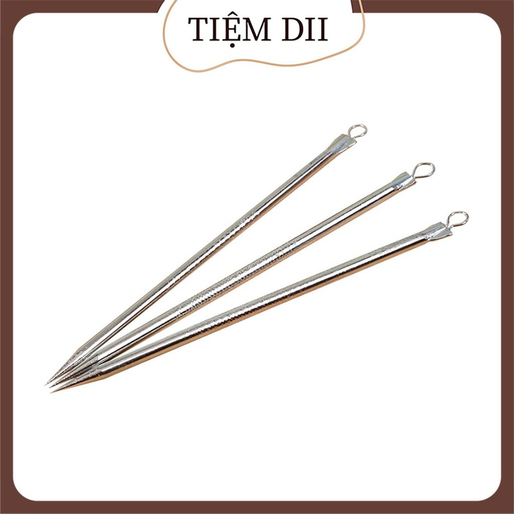 Que Lấy Mụn 2 Đầu Dài  12cm (Que Nặn Mụn, Dụng Cụ Nặng Mụn Đầu Đen, Mụn Trứng Cá Nhỏ Gọn Tiện Dụng