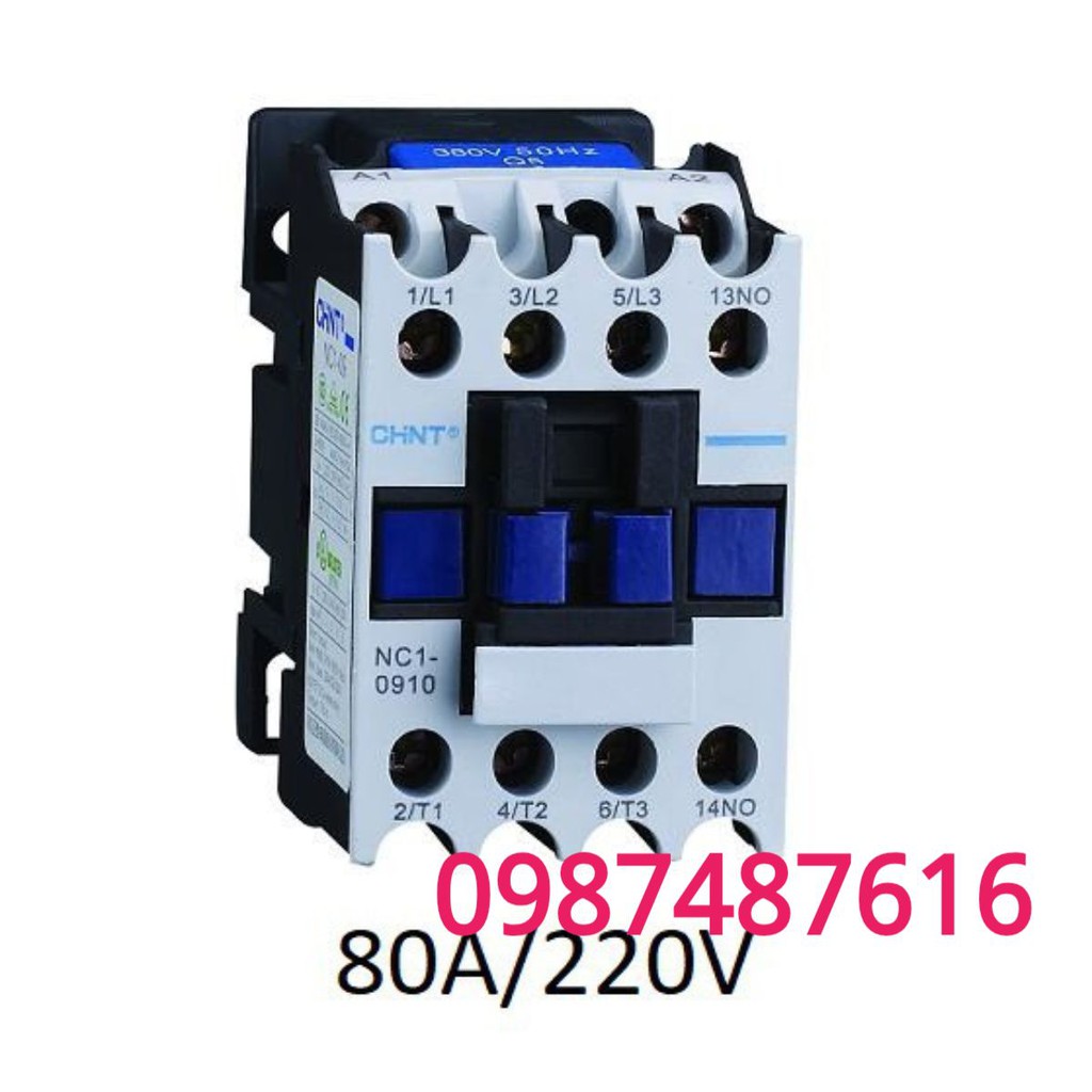 Sale Giá gốc Khởi động từ Công tắc tơ Contactor 3 pha 65-90A (Coil AC) .