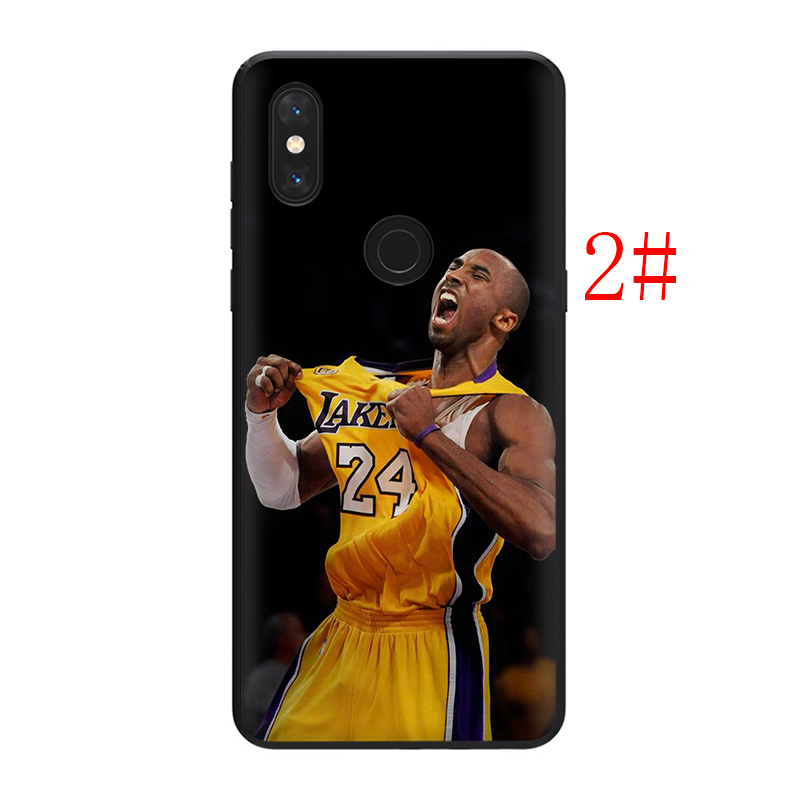 Ốp Điện Thoại Silicon Mềm Hình Kobe Bryant Xa114 Cho Redmi Note 5 6 7 8 9 Pro Max 8t 9s