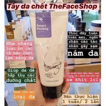 tẩy tế bào chết da mặt The Face Shop tẩy da chết giảm mụn nám tàn nhang dưỡng trắng da se khít lỗ chân lông [tặng máy]