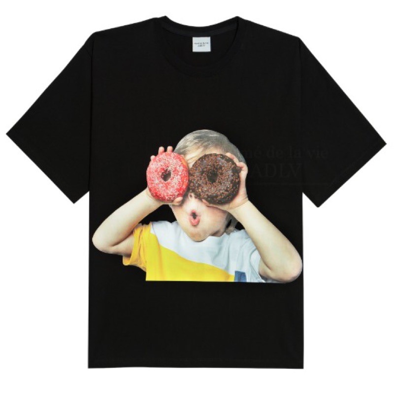 áo thun unisex 𝔸𝔻𝕃𝕍 em bé bánh donut M53