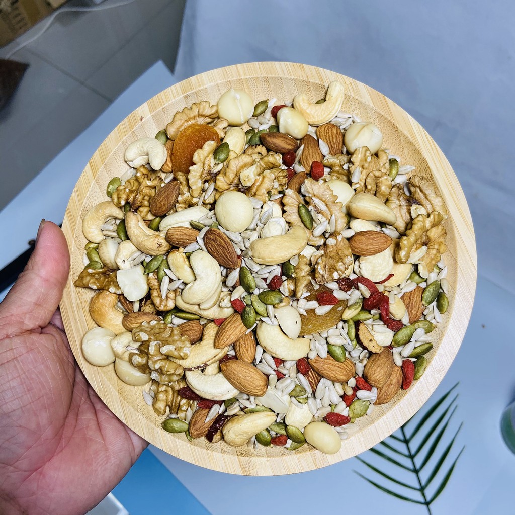 Hạt dinh dưỡng mix giảm cân  8 loại hạt hafood, các loại hạt mixed nuts ngũ cốc cho bà bầu | BigBuy360 - bigbuy360.vn