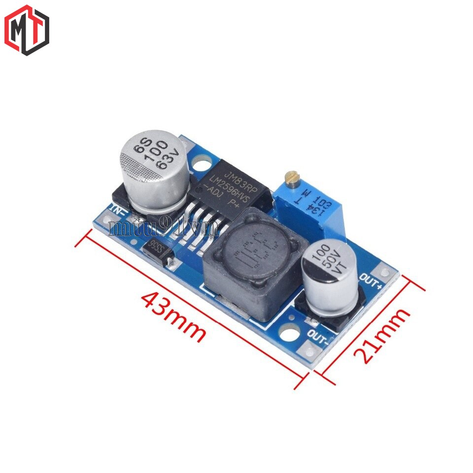 Mạch Hạ Áp, Giảm Áp - Buck DC LM2596HVS 3A 4.5 - 48V (LM2596)