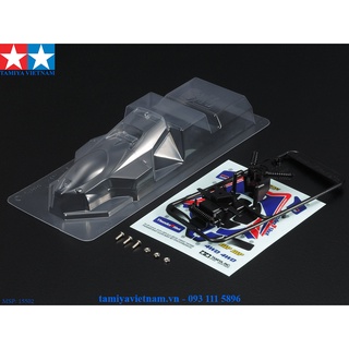 15502 phụ kiện mô hình xe đua lắp ráp mini 4wd thunder shot clear body set