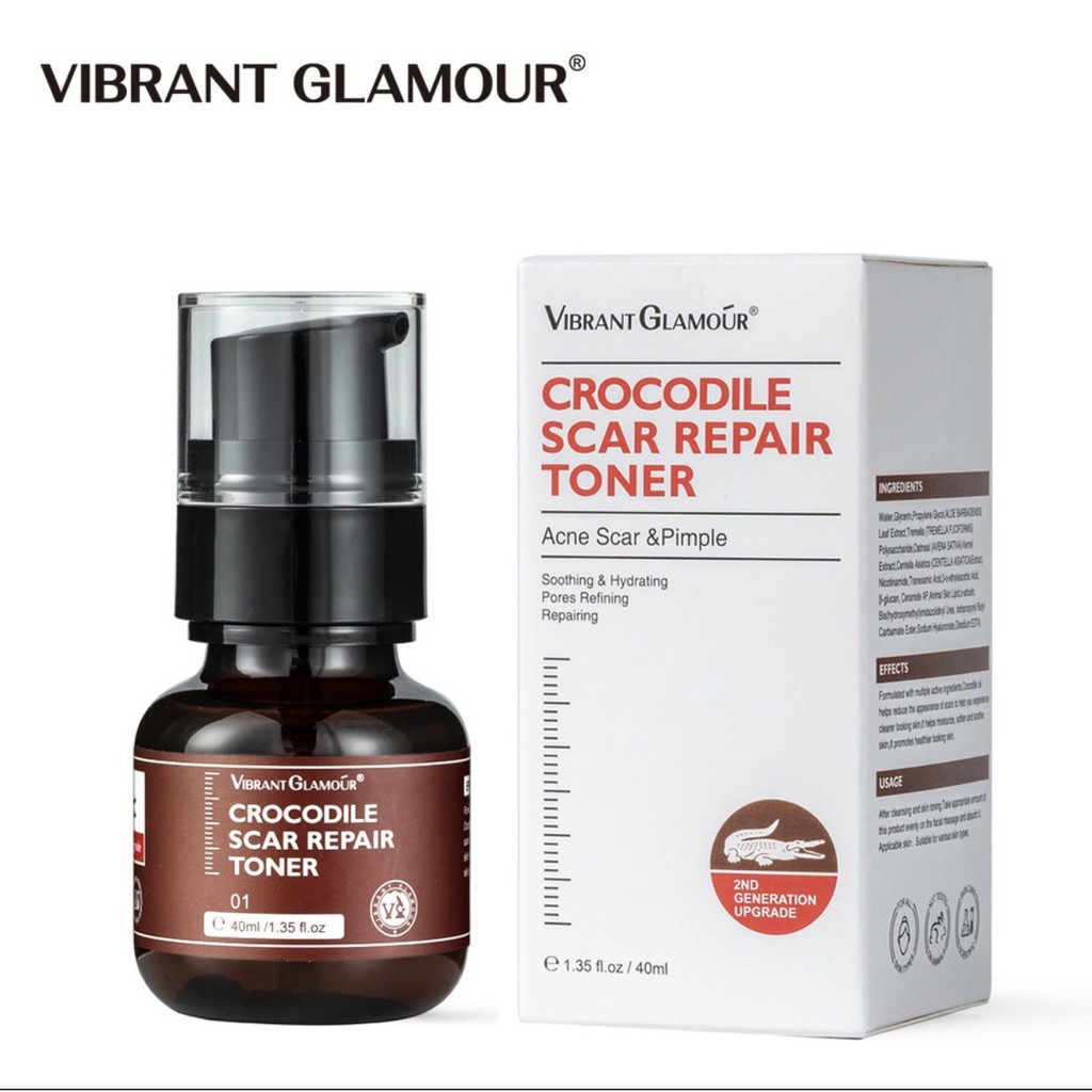 Serum dầu cá sấu cắt đáy sẹo rỗ,tinh chất làm đầy sẹo lõm sẹo rỗ,lỗ chân lông,se khít nang lông