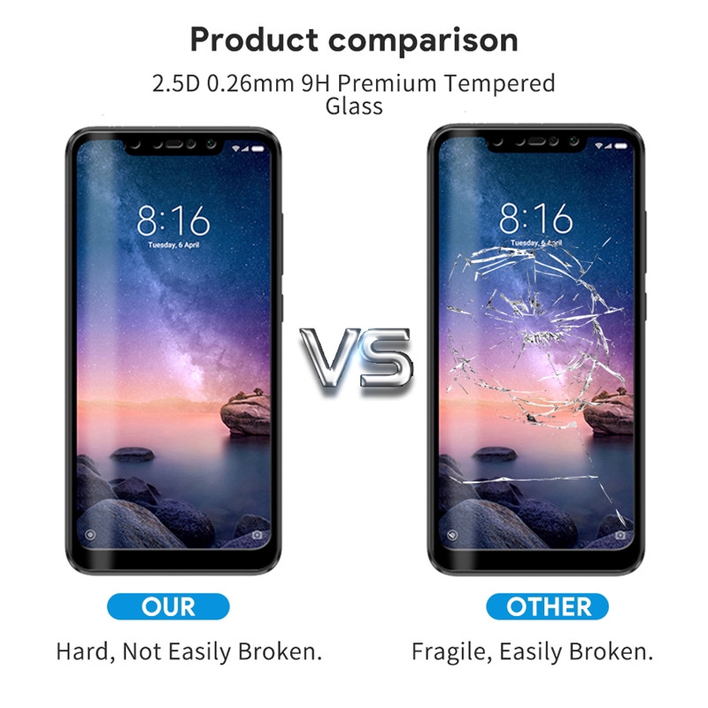 Kính cường lực 5D bảo vệ màn hình cho Xiaomi Redmi 12 12C Note 12 12s A2+ A1 10 5G 10C 10A