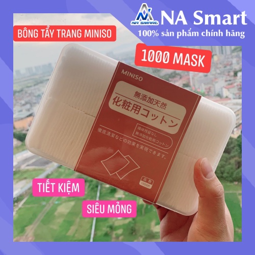 Bông Tẩy Trang Miniso Loại 1000 Miếng