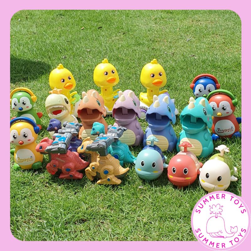 Đồ chơi chạy cót chim cú, ốc sên,vịt - Summer Toys