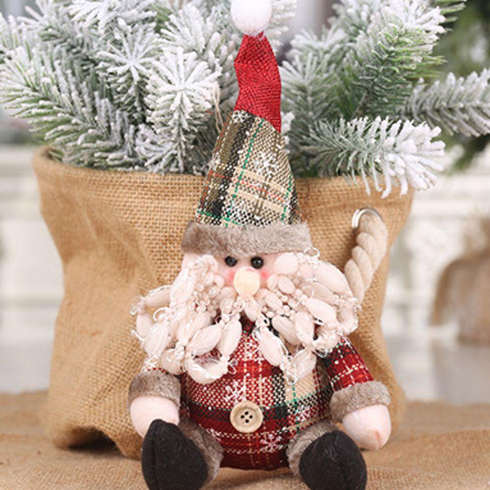 Búp Bê Treo Trang Trí Cây Thông Hình Ông Già Noel Dễ Thương