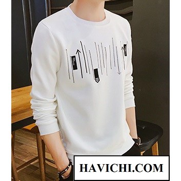 Áo thun nam tay dài 💝 𝐅𝐑𝐄𝐄𝐒𝐇𝐈𝐏💝áo thun nam form rộng Hàn Quốc Freesize Unisex sweater trắng mũi tên | BigBuy360 - bigbuy360.vn