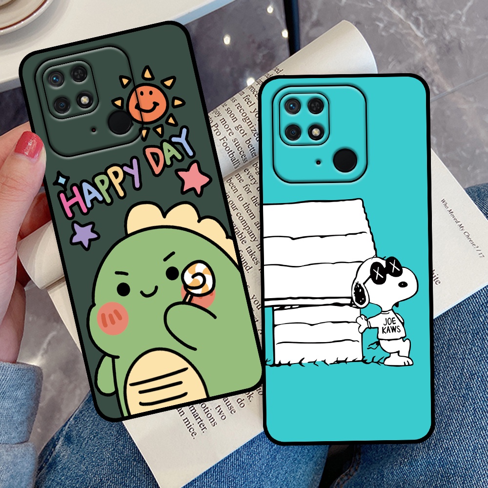 Ốp Xiaomi Redmi 9C / Redmi 10C in hình quả bơ, hươu, khủng long siêu dễ thương