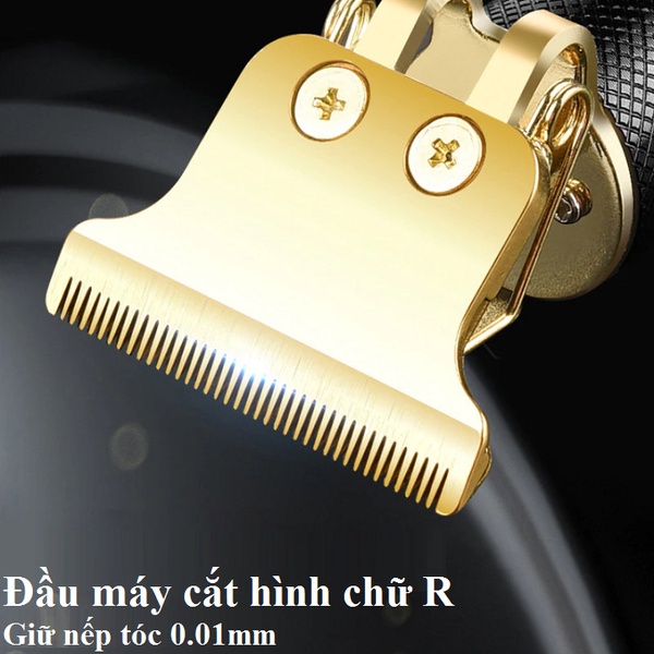 Tông đơ cắt tóc Chắn Viền Vintage T9 Chính Hãng Sạc Điện, Pin Cực Bền,cao cấp