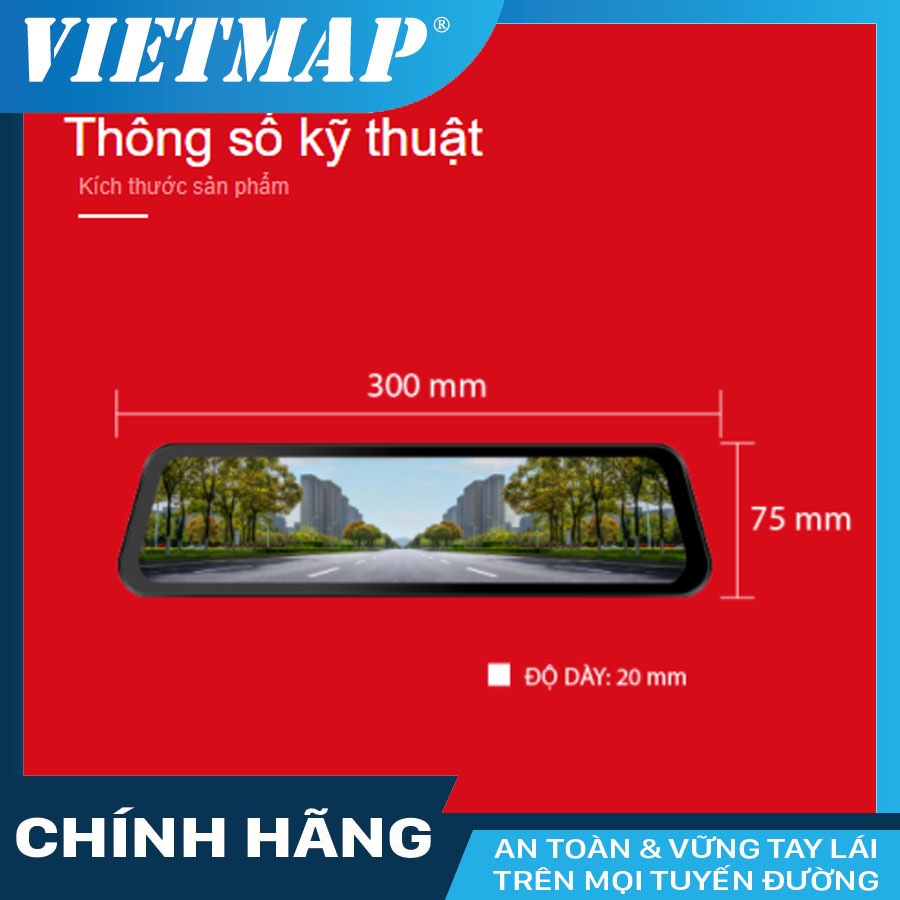 Camera hành trình VIETMAP G40 cho xe ô tô GPS Wifi Cảnh báo tốc độ | BigBuy360 - bigbuy360.vn