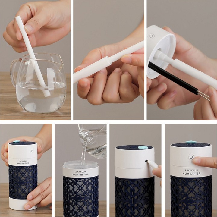 Máy Phun Sương Mini LUCKY CUP 200MLMáy khuếch tán tinh dầu, phong cách thời trang, hiện đại