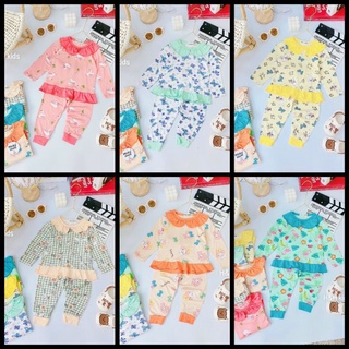 Bộ dài thun lạnh cổ bèo lá sen