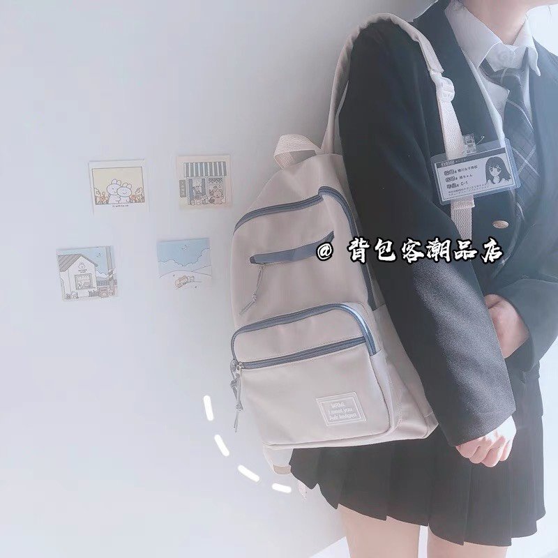 Balo ulzzang chống nước thời trang, cá tính cho nam nữ, cặp đi học unisex dễ thương