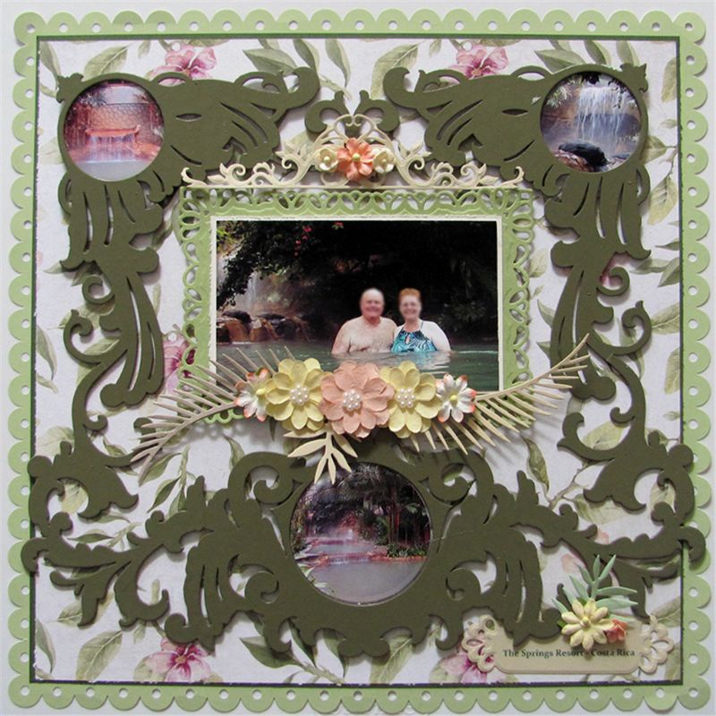 Khuôn Cắt Hình In Nổi Hình Lá Làm Thẻ Scrapbook