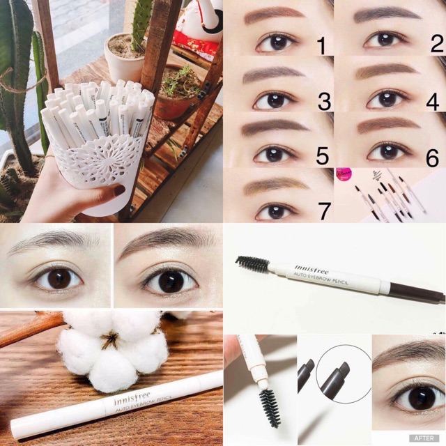 Chì kẻ mày 2 đầu Eco EyeBrow Pencil Innisfree chuẩn auth | BigBuy360 - bigbuy360.vn