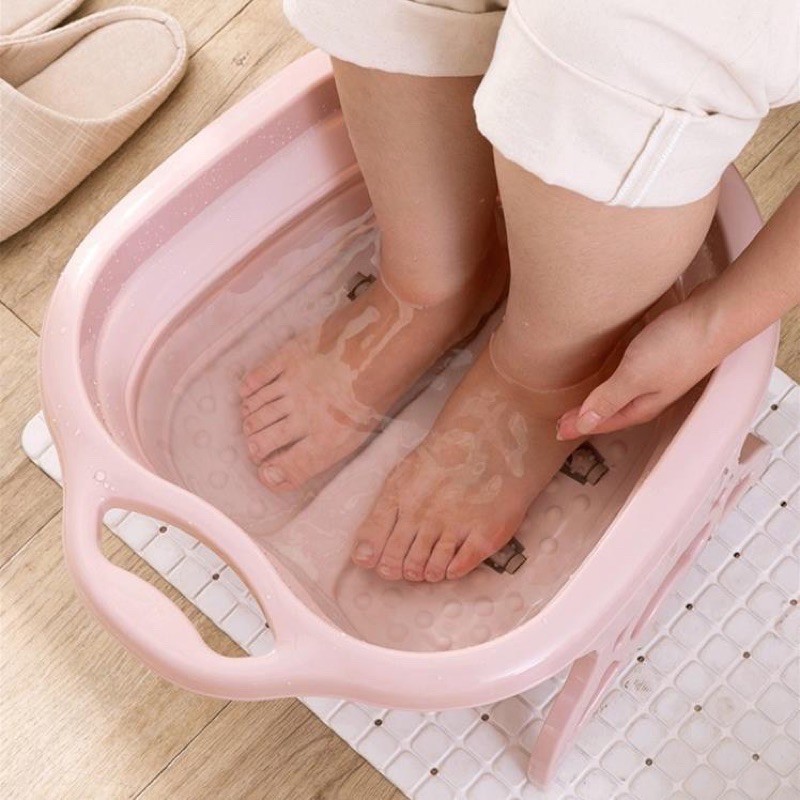 [⭐DEAL SỐC]Chậu ngâm chân gấp gọn massage chân,khử mùi. Trị mất ngủ, xoa tan mệt mỏi .hàng loại1 nhựa ABS