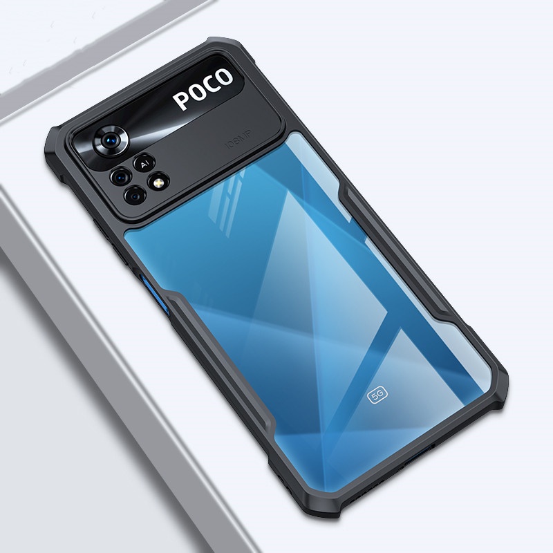 Ốp Điện Thoại TPU Acrylic Chống Sốc Trong Suốt Cho Xiaomi Poco X4 Pro Nfc M4 Pro F4 GT X4Pro X4NFC M4Pro F4GT 5G 4G