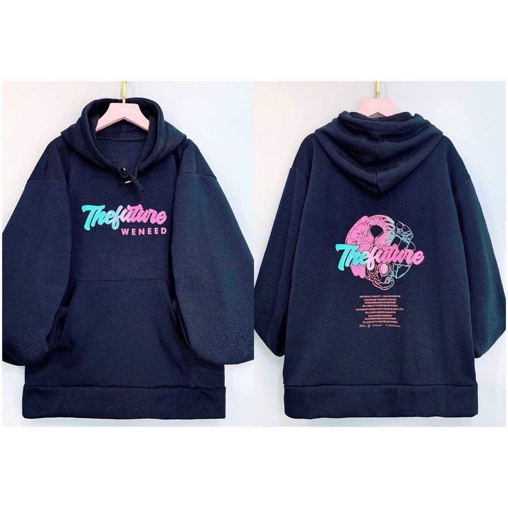 Áo Hoodie in The Future 123SHOP Unisex, dành cho Nam Nữ cho Cặp Đôi Có 2 Màu Chất Nỉ  Form rộng Ulzzang | BigBuy360 - bigbuy360.vn