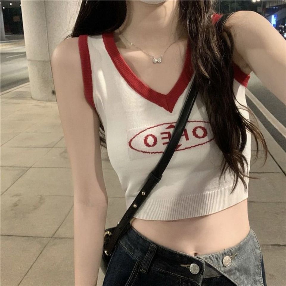 Áo Hai Dây Dáng Ngắn Ngọt Ngào Phong Cách retro Mỹ Cho Nữ áo yếm JL-MX-04