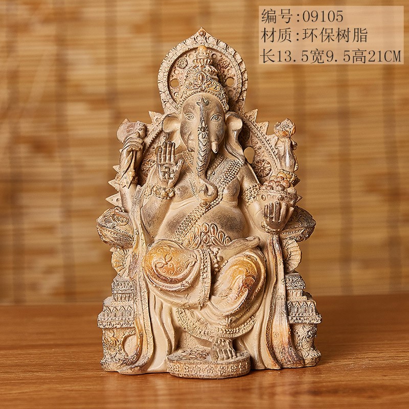 Tượng Phật Đông Nam Á trang trí đồ trang trí đồ trang trí đồ thủ công mỹ nghệ Retro