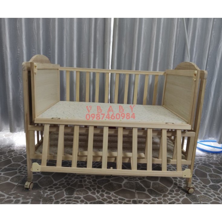 Nôi Điện Thông Minh VBABY F5 (Tặng Quây Đệm + Mùng Đa Năng)