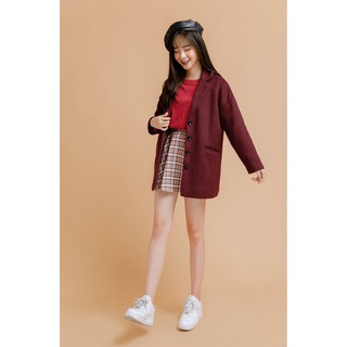 Áo khoác dạ cổ bẻ - 92Wear