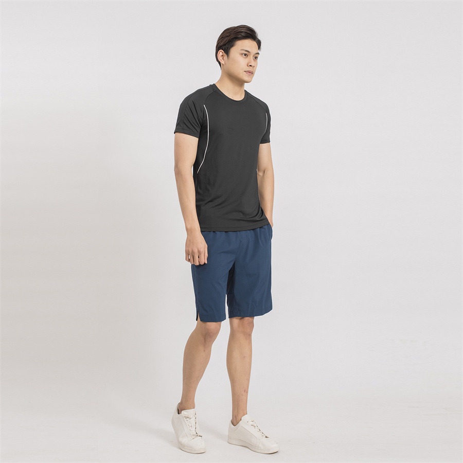 Áo thun T-shirt nam cao cấp ARISTINO phom Slim fit, cổ tròn dệt bo rib, cotton mềm mại, thoáng mát - ATS013S9