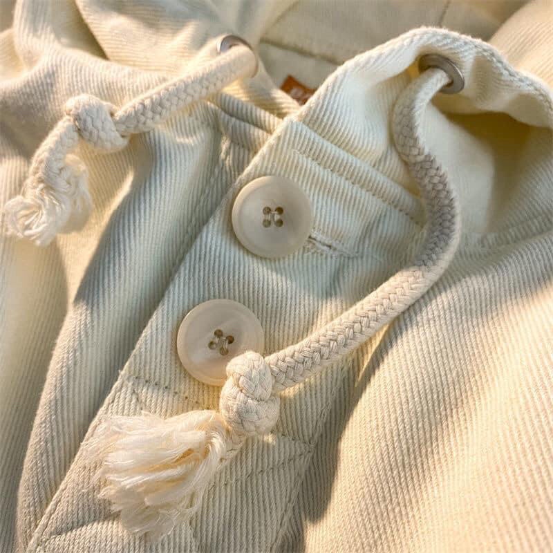 ÁO KHOÁC KAKI DÀY DẶN RÚT MŨ