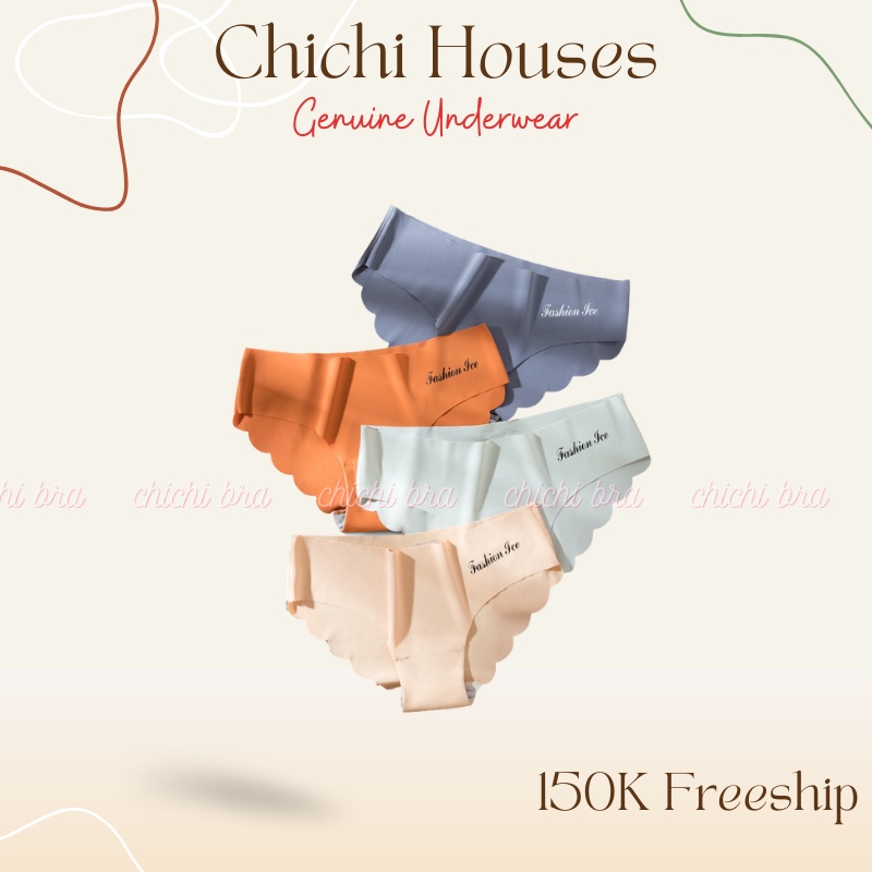 Quần Lót Nữ Su Chichi Bra Cao Cấp Không Viền, Không Đường May, Thoáng Mát, Kháng Khuẩn 1028