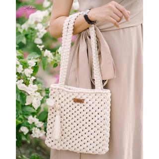 Túi xách đeo vai Macrame phong cách boho chic, vintage