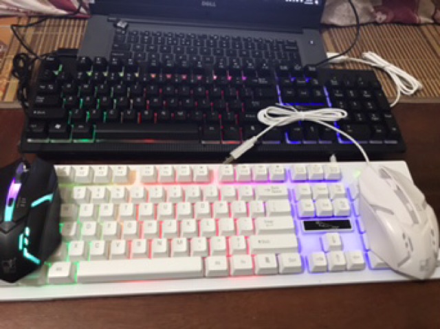 Bộ BÀN PHÍM giả cơ và CHUỘT G20 SUPER PRO NEW 2019 CHUYÊN GAME ĐÈN LED 7 MÀU DƯỚI PHÍM SIÊU ĐẸP