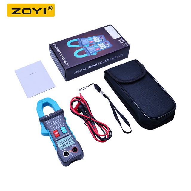Đồng Hồ Vạn Năng Ampe Kìm Zotek Zoyi Zt-Qb1 Clamp Multimeter Đo Ac/Dc Ncv Ohm 600A