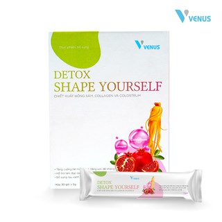Detox Shape yourself – hỗ trợ giảm cân an toàn, làm đẹp da, bổ sung rau xanh, thanh lọc cơ thể (Hộp 30 gói)
