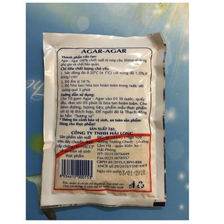 Rau câu bột Agar Hải Long bọc 500gram