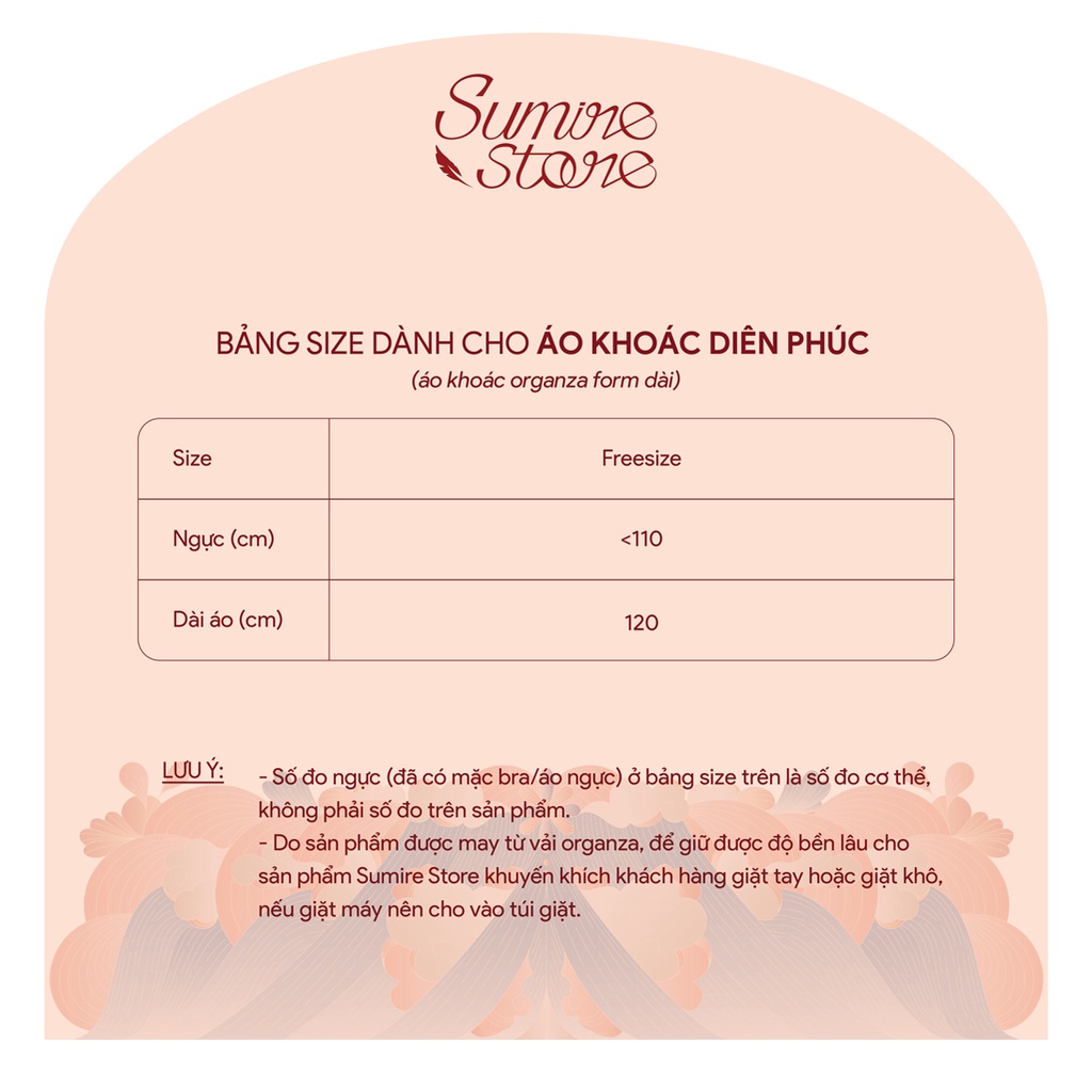 Sumire Store Áo khoác Diên Phúc