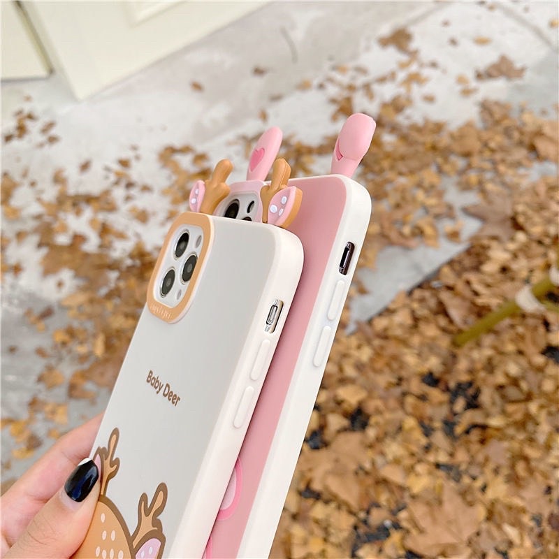 Ốp điện thoại tai thỏ viền chống sốc bảo vệ camera TPU/ Full các dòng iphone/samsung/oppo/vivo/vsmart/xiaomi/...