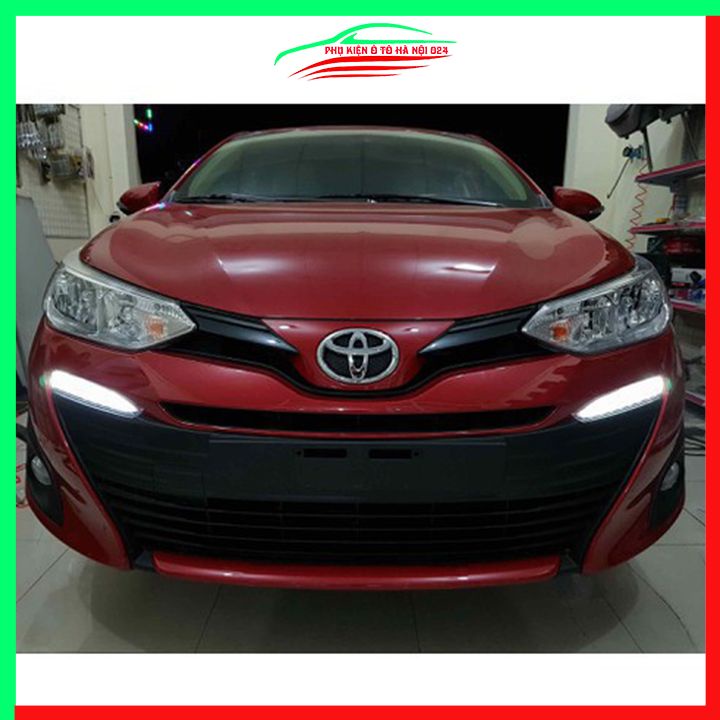 Đèn led mí ca lăng cản trước ô tô Vios 2019-2021 Bản E Không Chạy Đuổi
