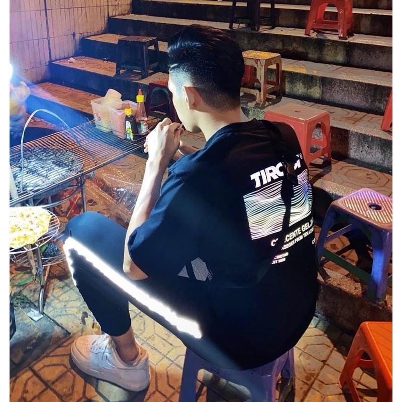 Áo Thun Phản quang 7 màu unisex TIRCCI form rộng như hình